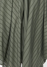 Blythe Cotton Handkerchief Hem Midaxi Skirt - Green