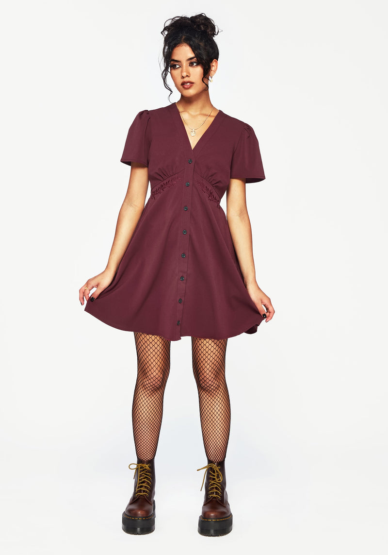 Essence Kurz Ärmel Mini Kleid