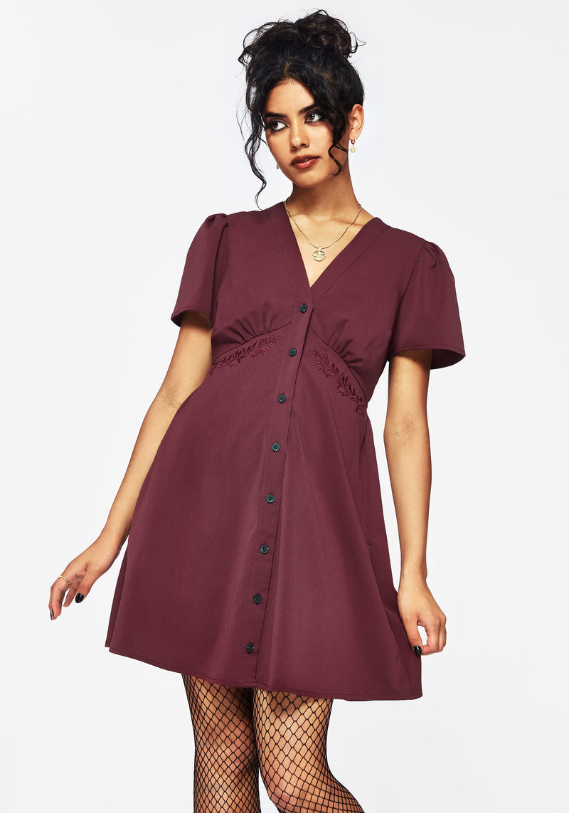 Essence Kurz Ärmel Mini Kleid