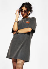 Griffinfly Cotton Embroidered Jersey Mini Tee Dress