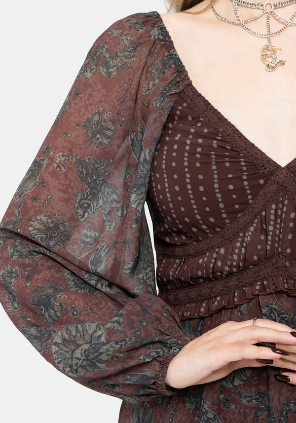 Pact Paisley Maxi Dress