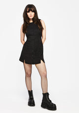 Ziggy Prüfen Knopf Hoch Mini Kleid