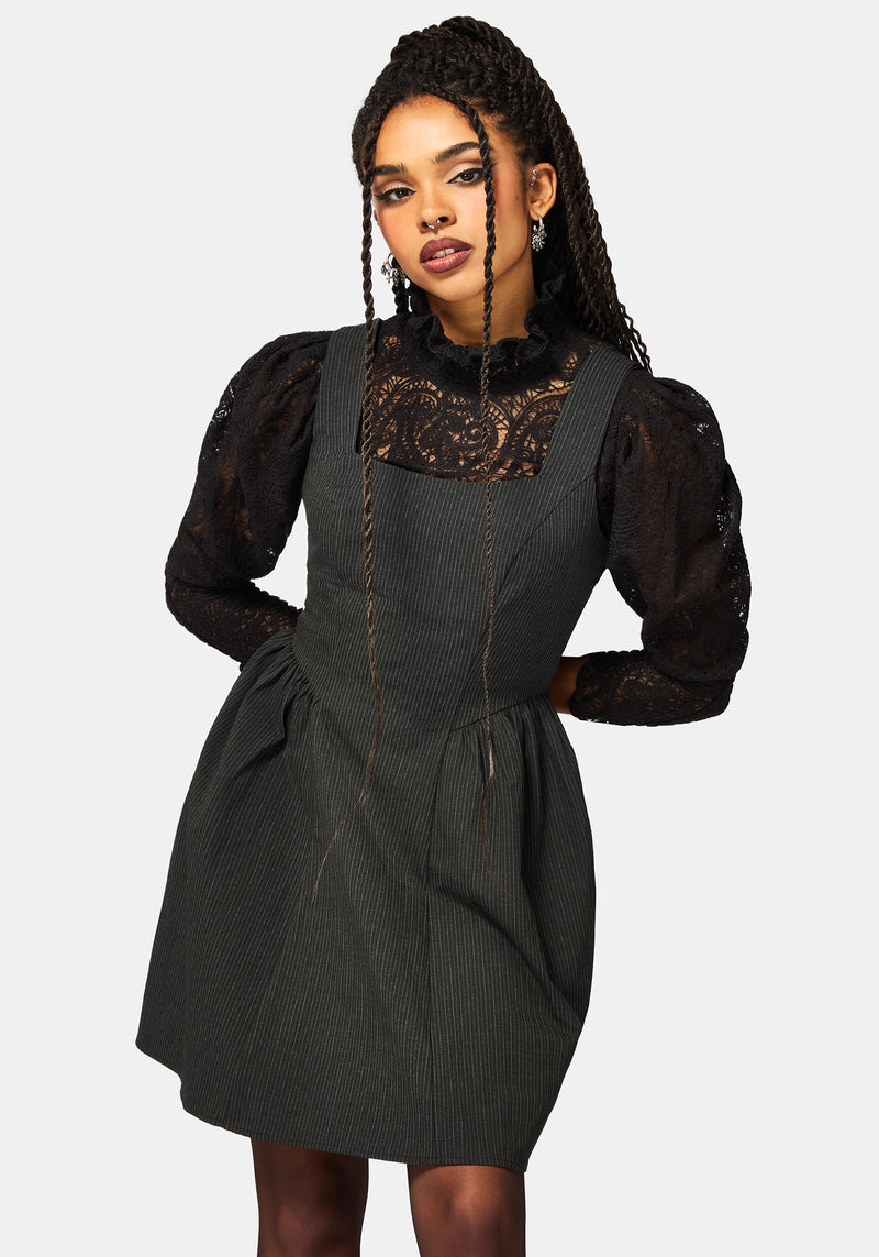 Cairn Stripe Corset Mini Dress