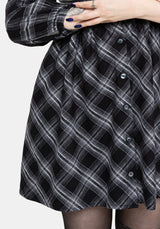 Lochan Check Mini Shirt Dress