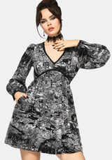 Nara Boudicca Printed Mini Dress