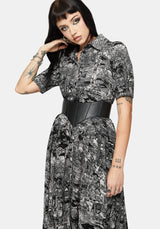 Nara Boudicca Printed Midaxi Dress