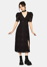 Zephyr Crossed Lace Midaxi Dress EU 38