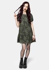 Orla Foxglove Mini Smock Dress