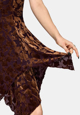 Sienna Devore Hanky Hem Cami Mini Dress