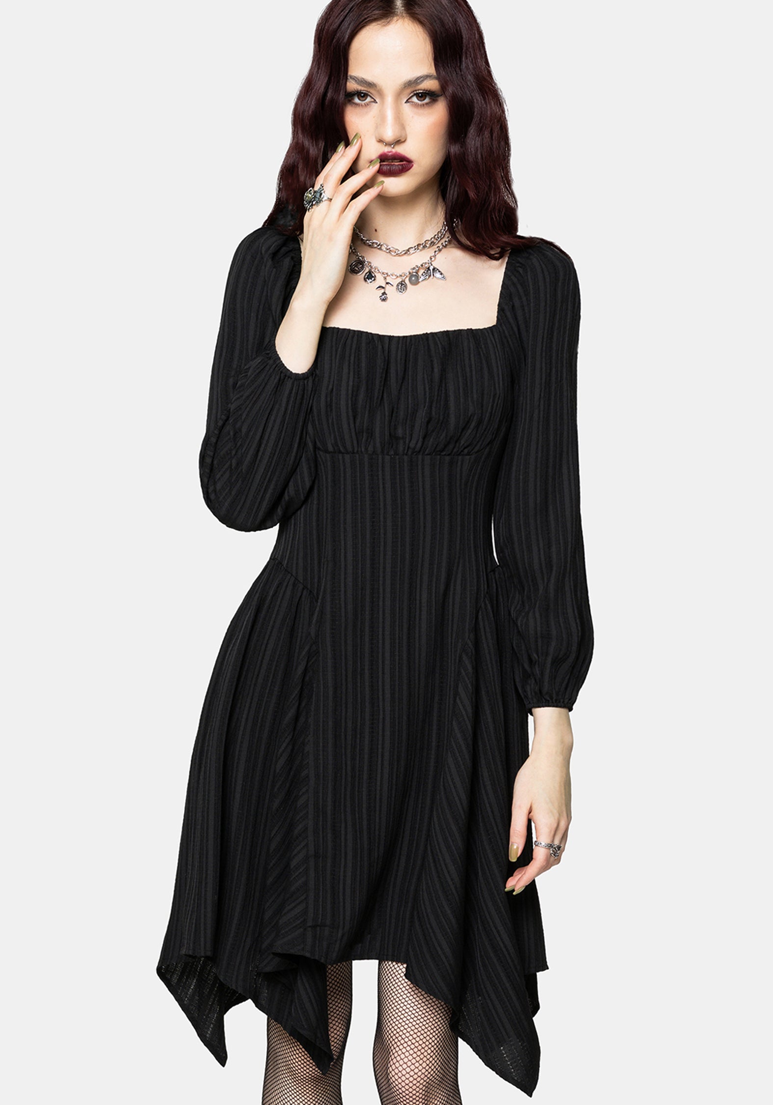 Fenella Gerafft Mini Kleid