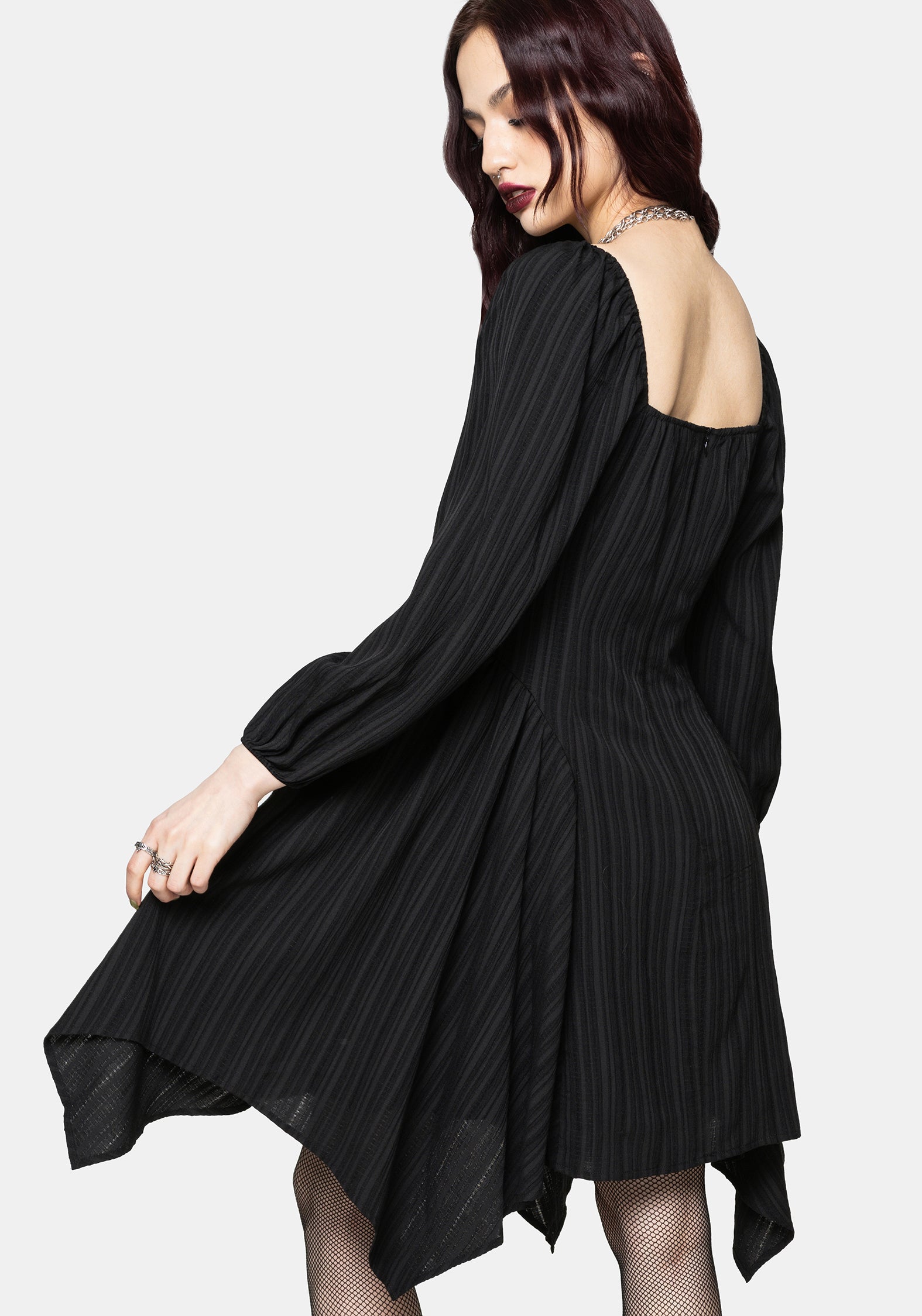 Fenella Gerafft Mini Kleid