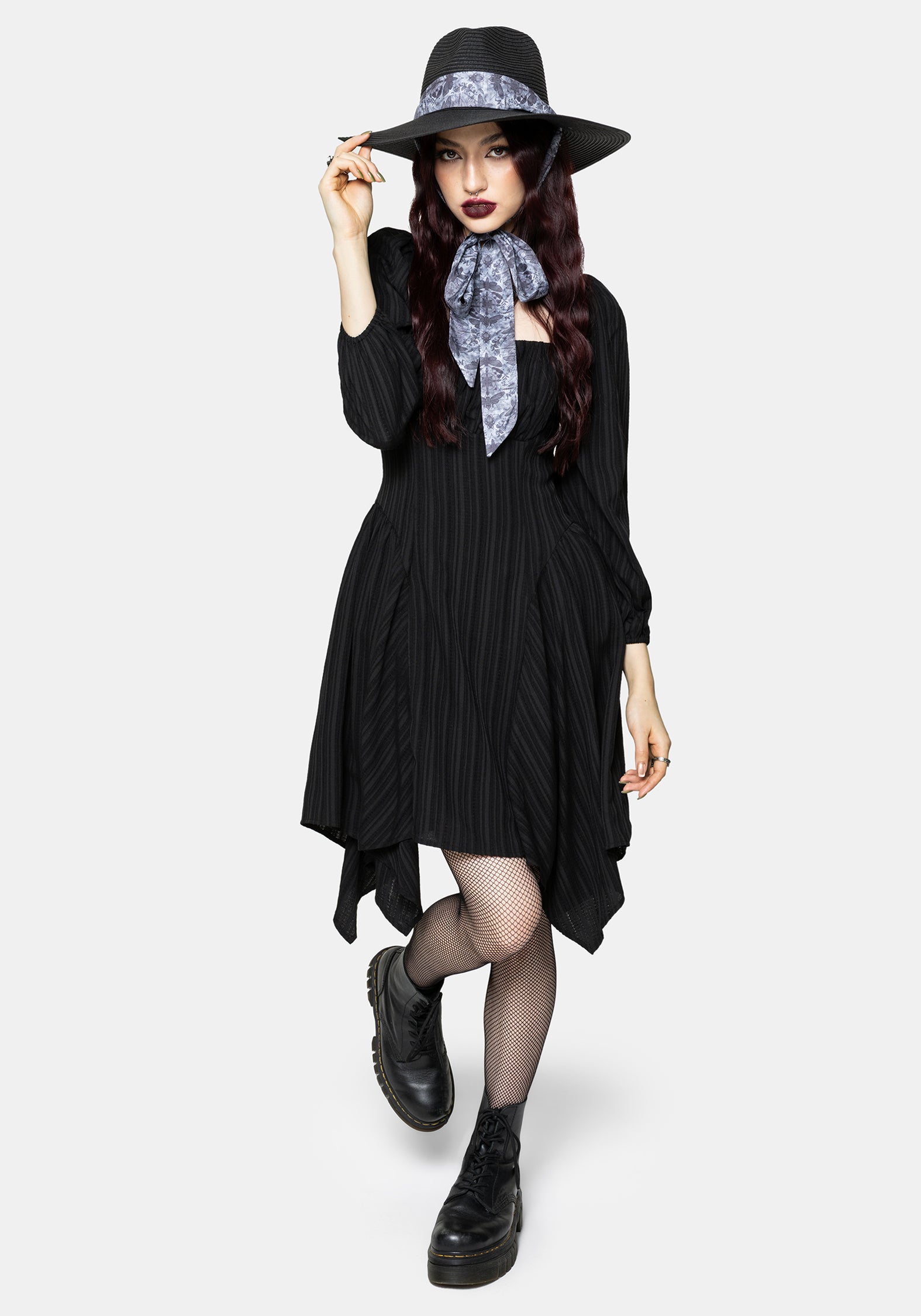 Fenella Gerafft Mini Kleid