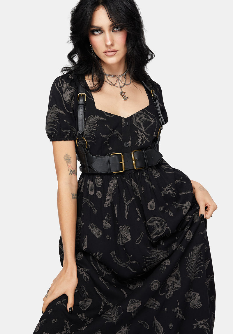 Helena Highland Foraging Button Up Midi Dress
