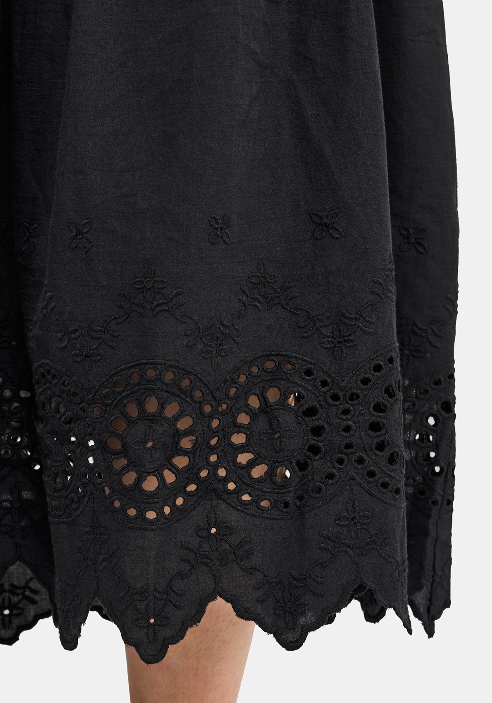 Noirette Broderie Midi Dress EU 34