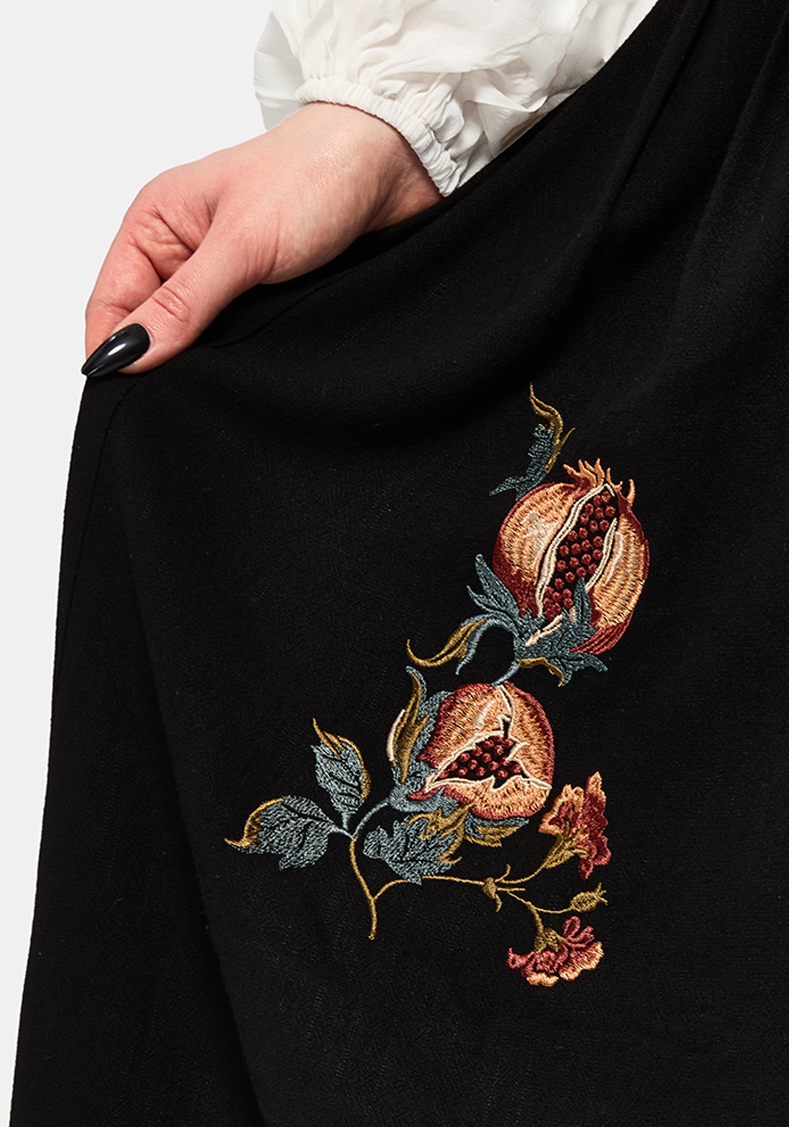 Genevra Embroidered Overlay Midi Dress EU 34