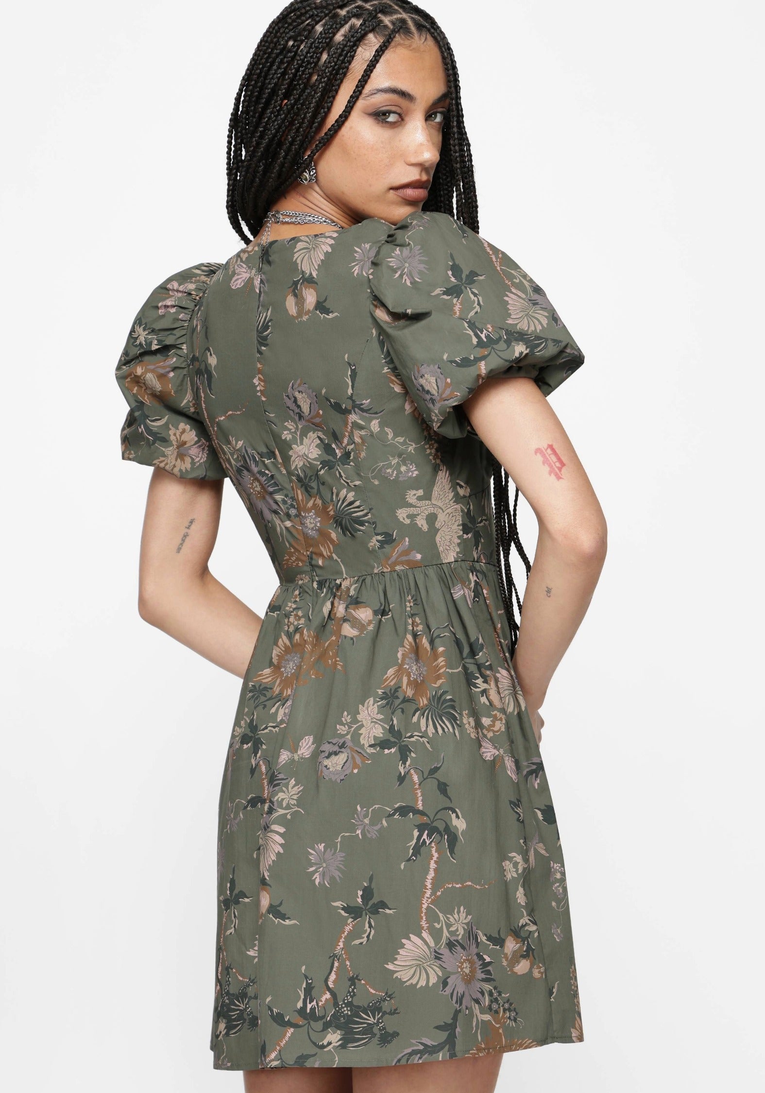 Poison Eden Cotton Mini Dress