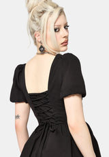 Obsidia Lace Up Corset Mini Dress EU 34