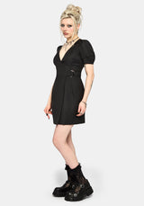 Meliora Wrap Embroidered Mini Dress EU 34