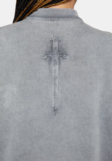 Aelin Sword Applique Sweater Dress - Grey