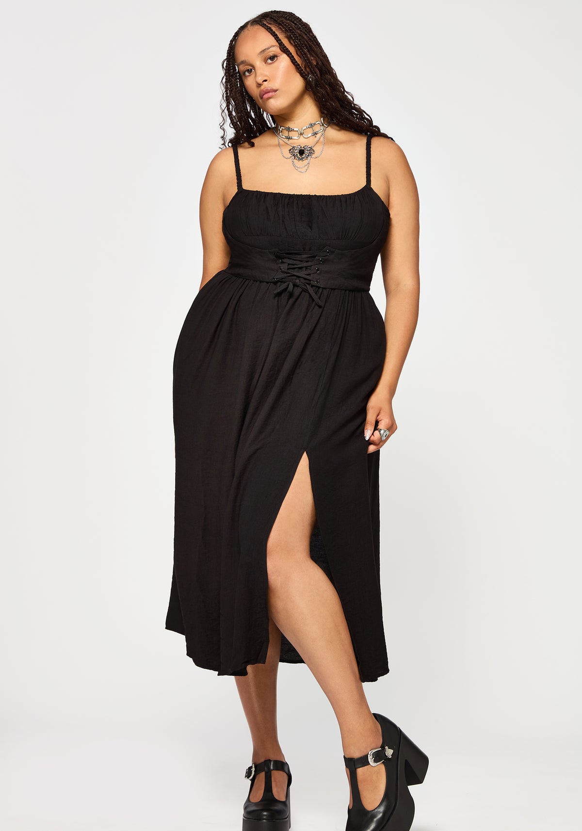 Cirissa Ruched Midaxi Dress