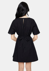 Blythe Cotton Tie Back Mini Dress