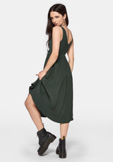 Dysia Crinkle Midi Dress