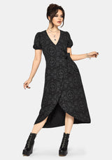 Cameo Floral Printed Midaxi Wrap Dress
