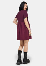 Trixie Embroidered Skater Dress