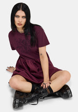 Trixie Embroidered Skater Dress