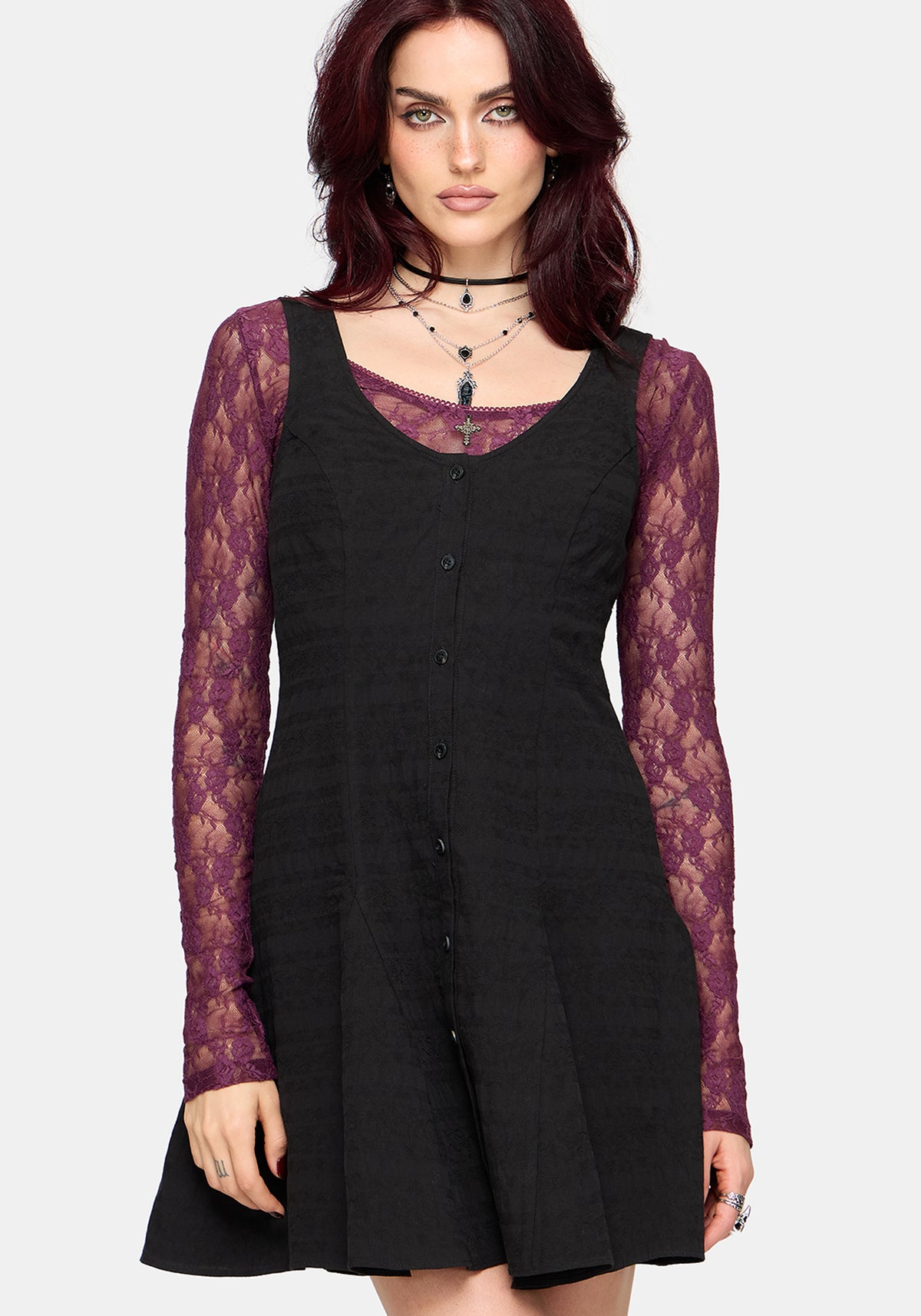 Opheline Button Down Mini Dress