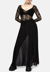 Eltharia Lace Bodice Maxi Dress