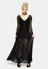 Eltharia Lace Bodice Maxi Dress EU 34