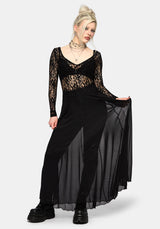 Eltharia Lace Bodice Maxi Dress EU 34