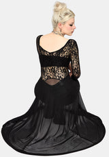Eltharia Lace Bodice Maxi Dress EU 34