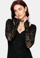 Neve Long Sleeve Lace Midaxi Dress