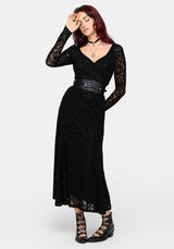 Neve Long Sleeve Lace Midaxi Dress
