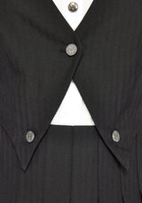 Aveline Waistcoat Pleated Mini Dress
