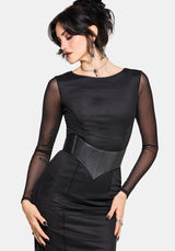 Ebonine Backless Maxi Dress