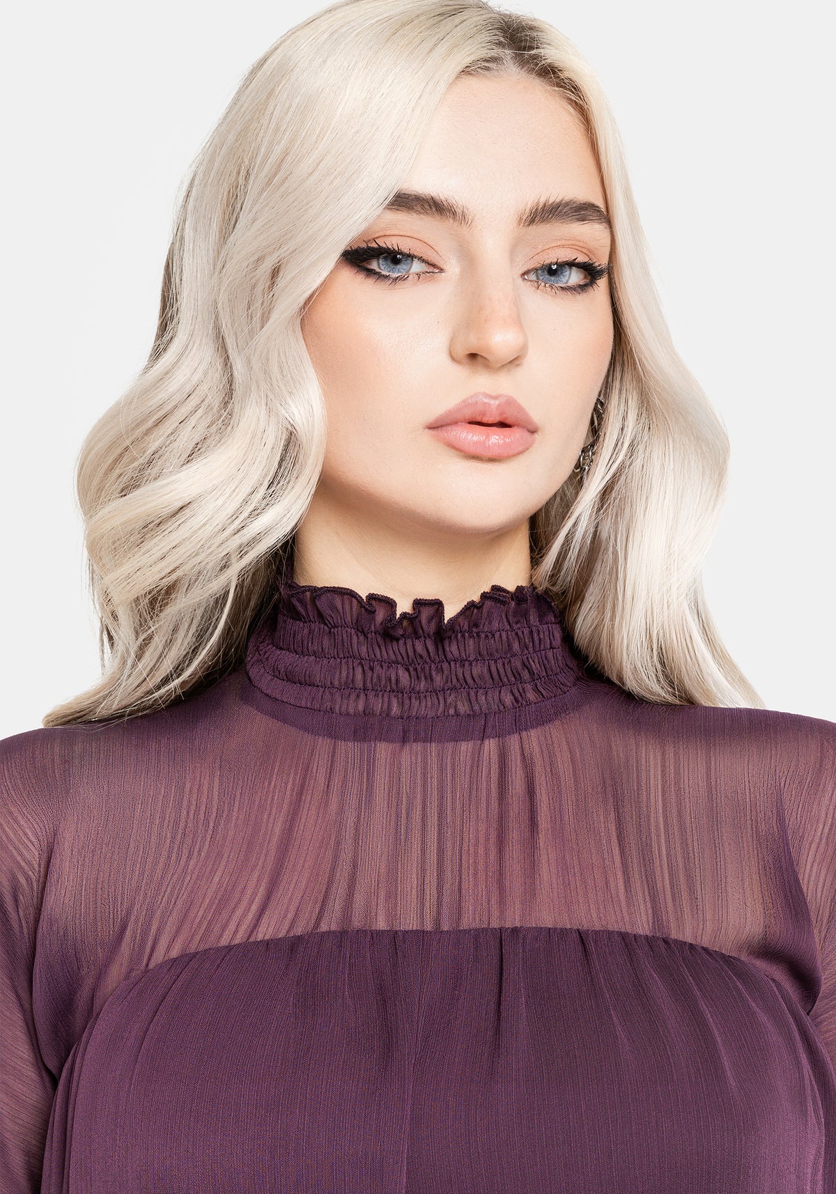 Noirelle Handkerchief Hem Chiffon Mini Dress EU 34