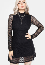 Amoura Boned Waist Corset Lace Mini Dress EU 34