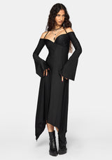 Aurelia Slinky Halter Strap Midaxi Dress