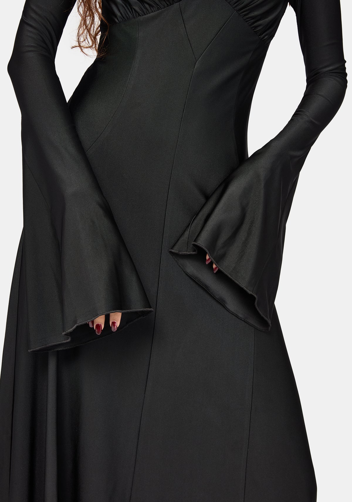Aurelia Slinky Halter Strap Midaxi Dress