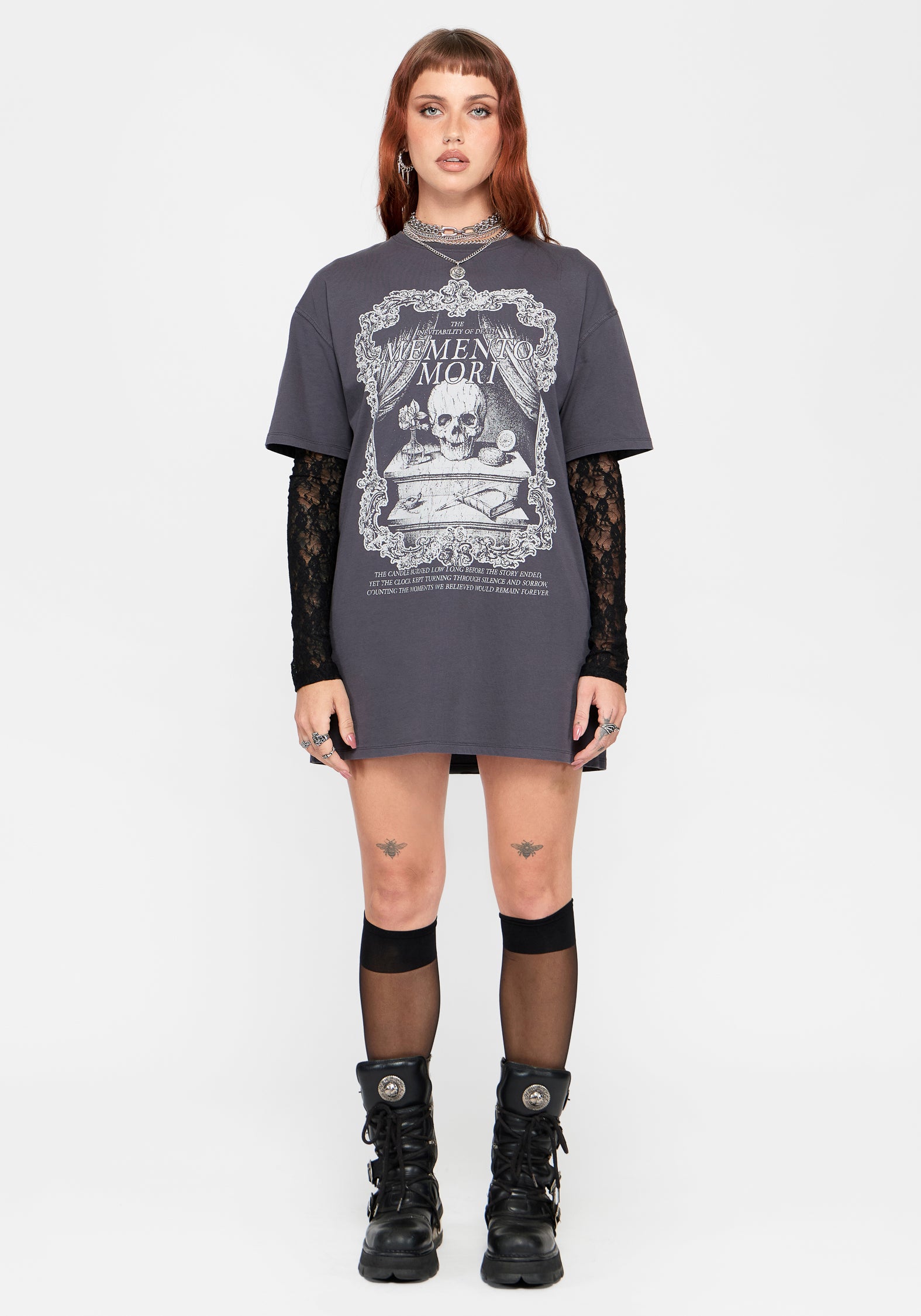 Mori Skull Tee Dress