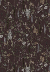 Dusha Garden Print Button Up Chiffon Mini Dress