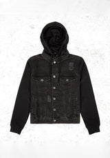 Damage Denim Hooded Jacket