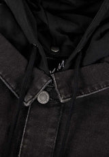 Damage Denim Hooded Jacket