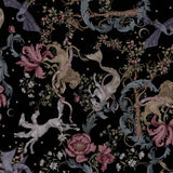 Merunicorn Enchanted Forest Print Ruched Corset Top