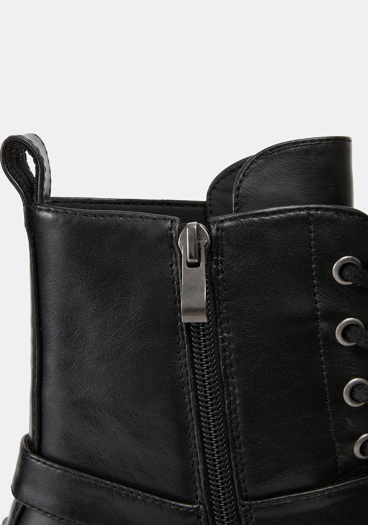 Wespair Leather Toe Cap Chain Boots EU 39