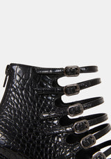 Scythera Multi Buckle Platform Heels EU 39