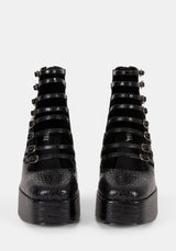 Scythera Multi Buckle Platform Heels EU 39